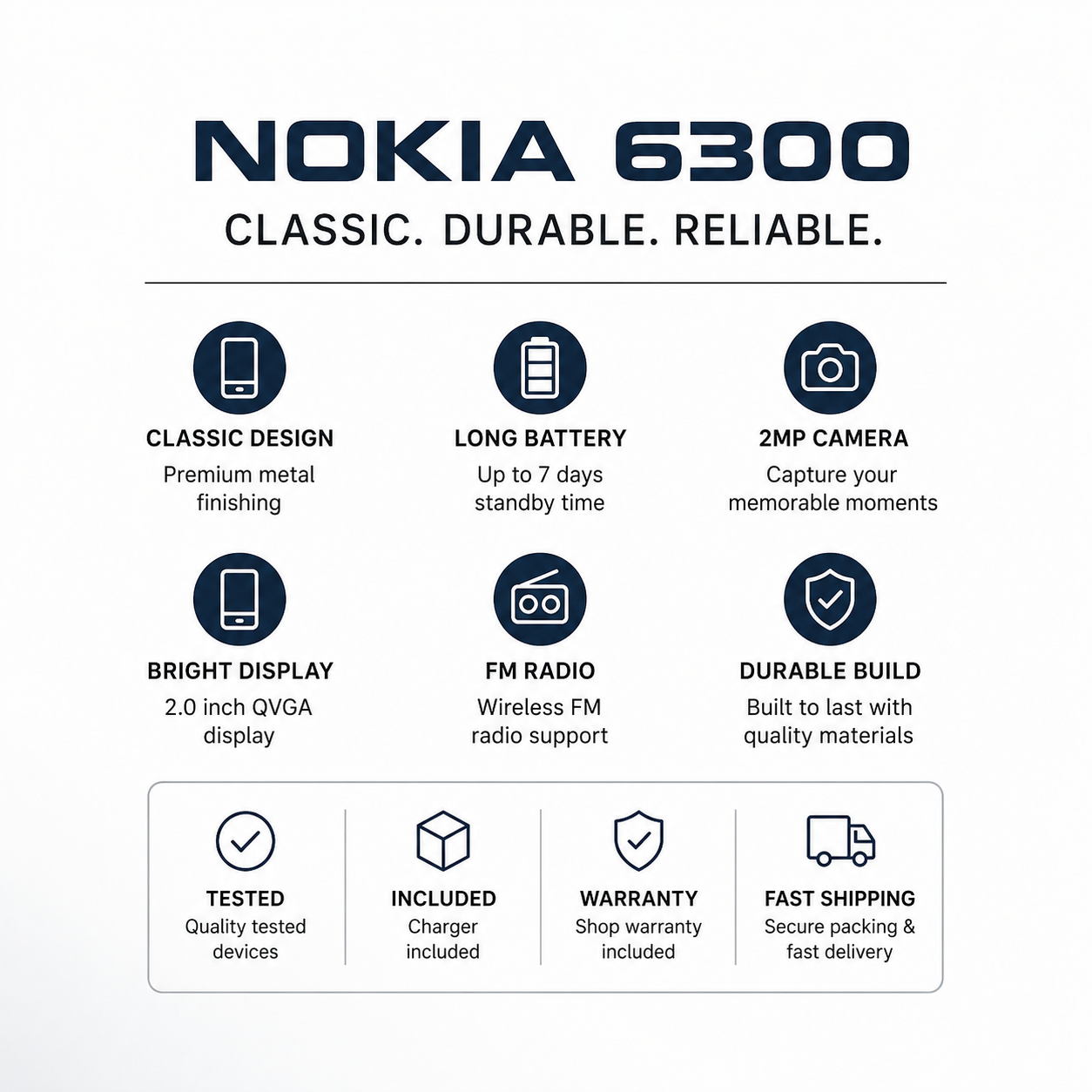 Nokia 1600 Refurbished Mobile Phone